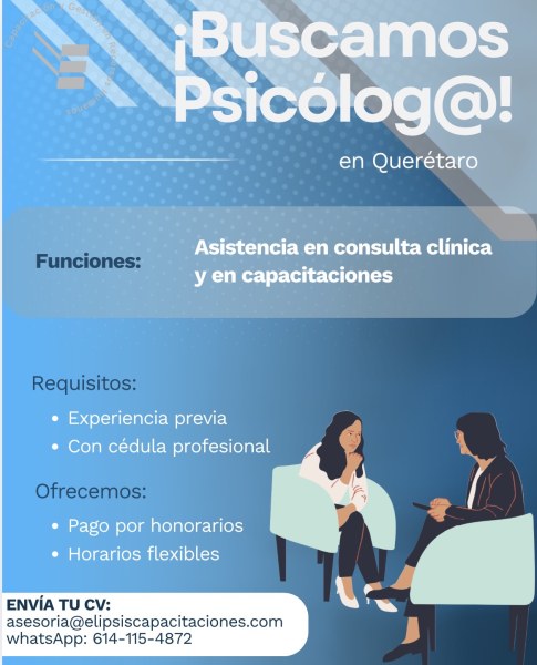 ESTAMOS BUSCANDO PSICOLOG@